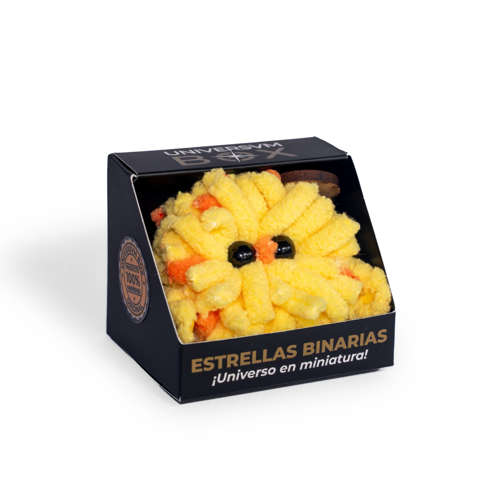 llavero binarias amarilla 2