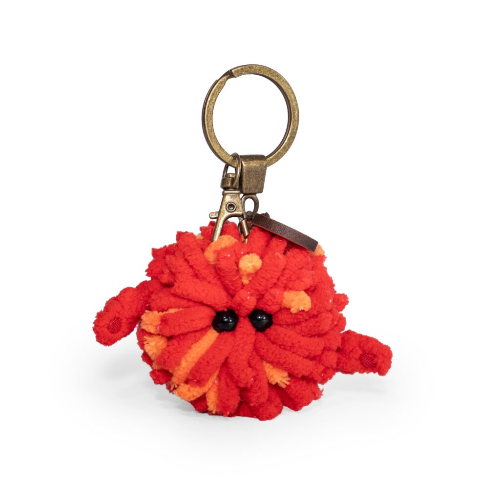 llavero binarias roja 1