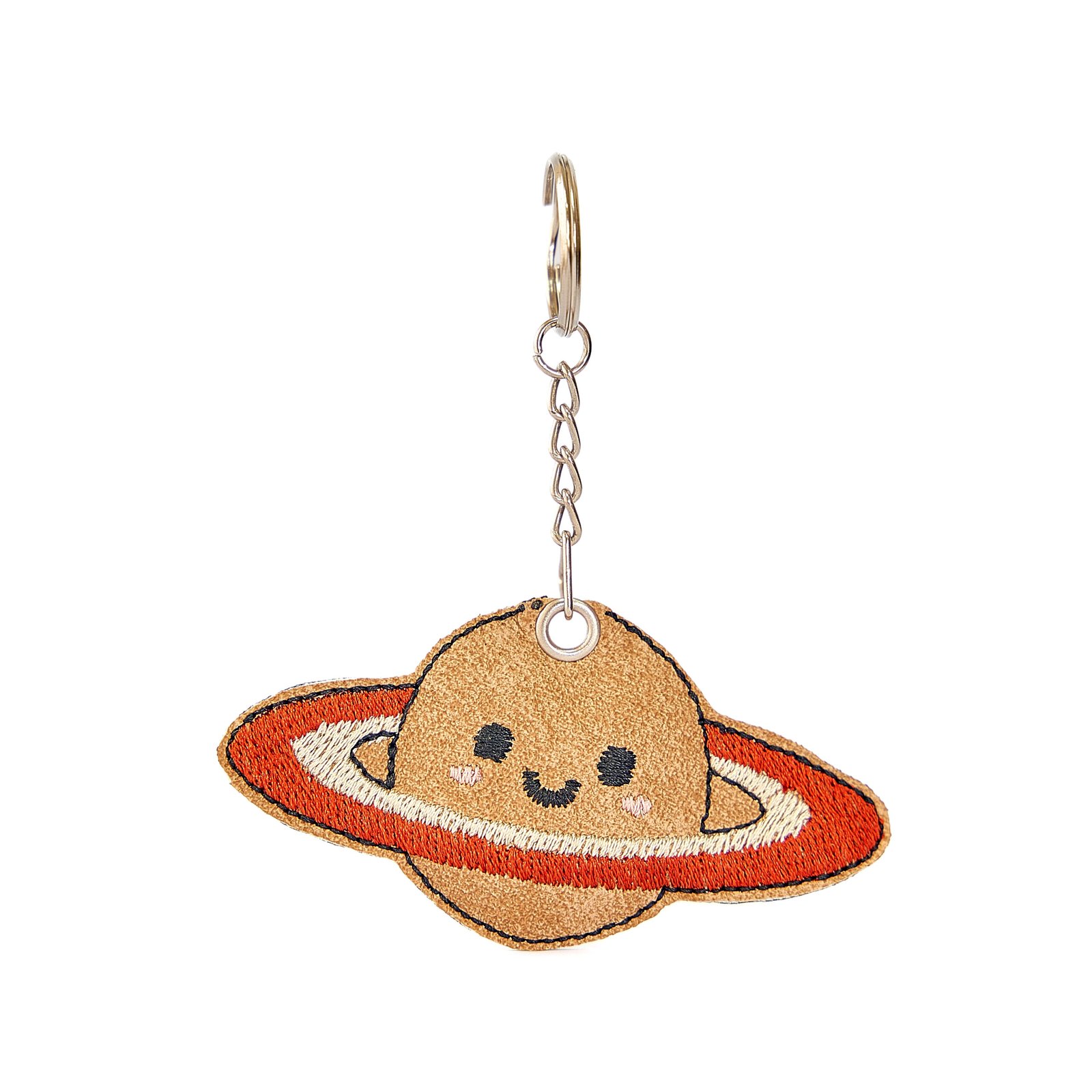 llavero bordado saturno 1