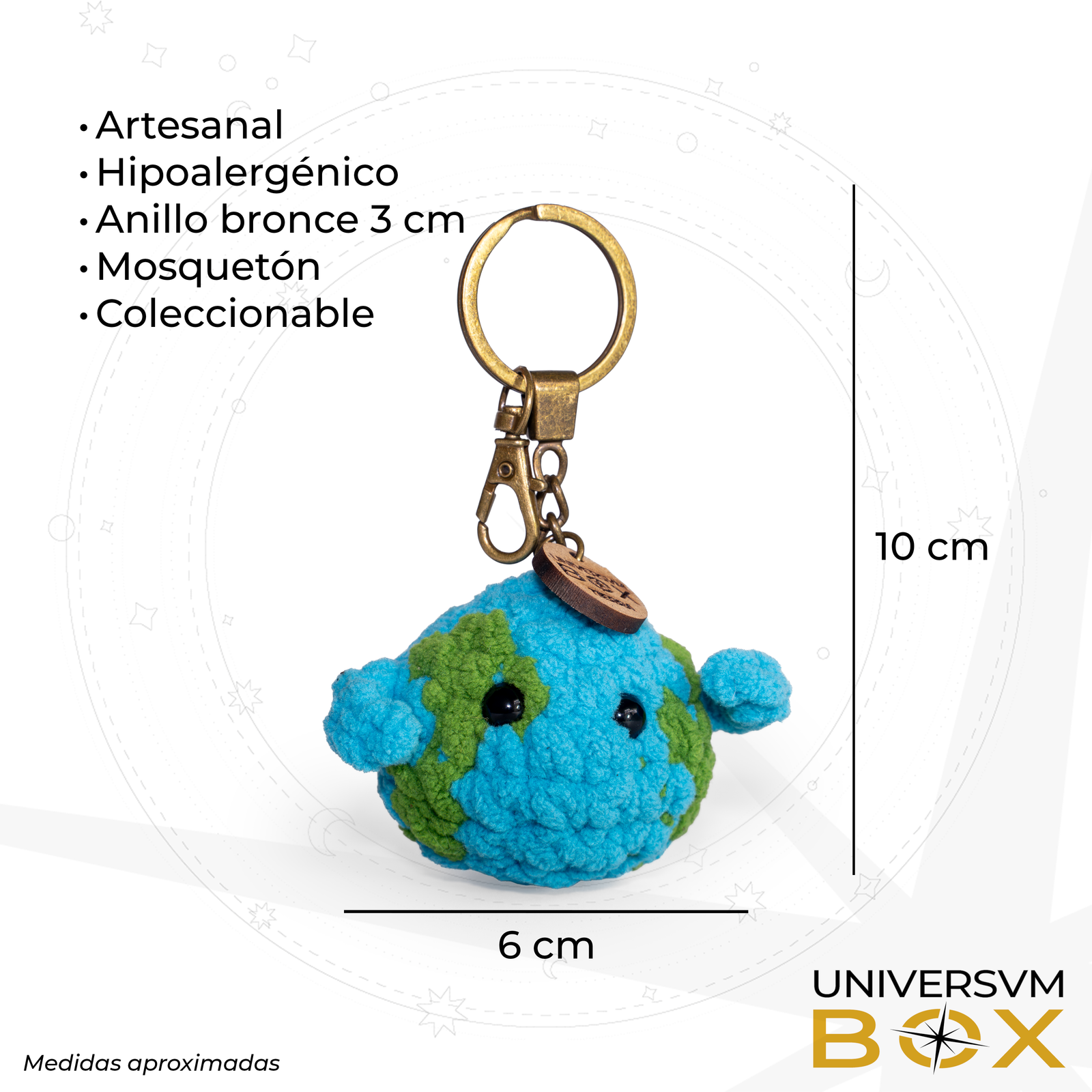 llavero tierra caracteristicas