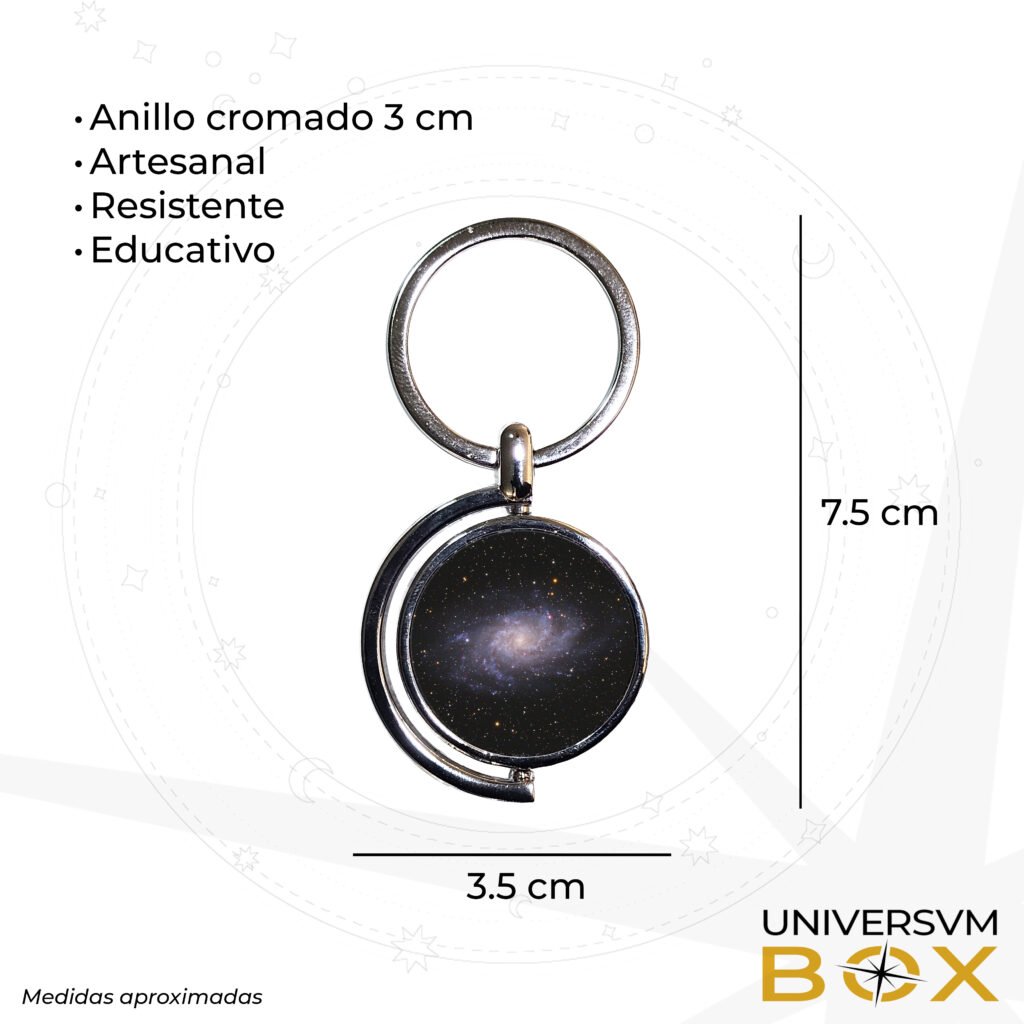 Universo en Miniatura llavero cosmico m33 2