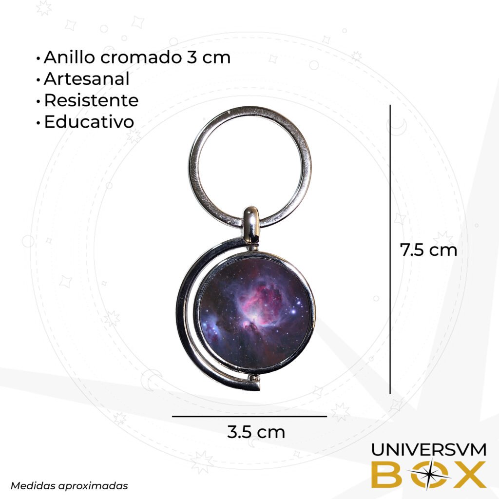 Universo en Miniatura llavero cosmico m42 2