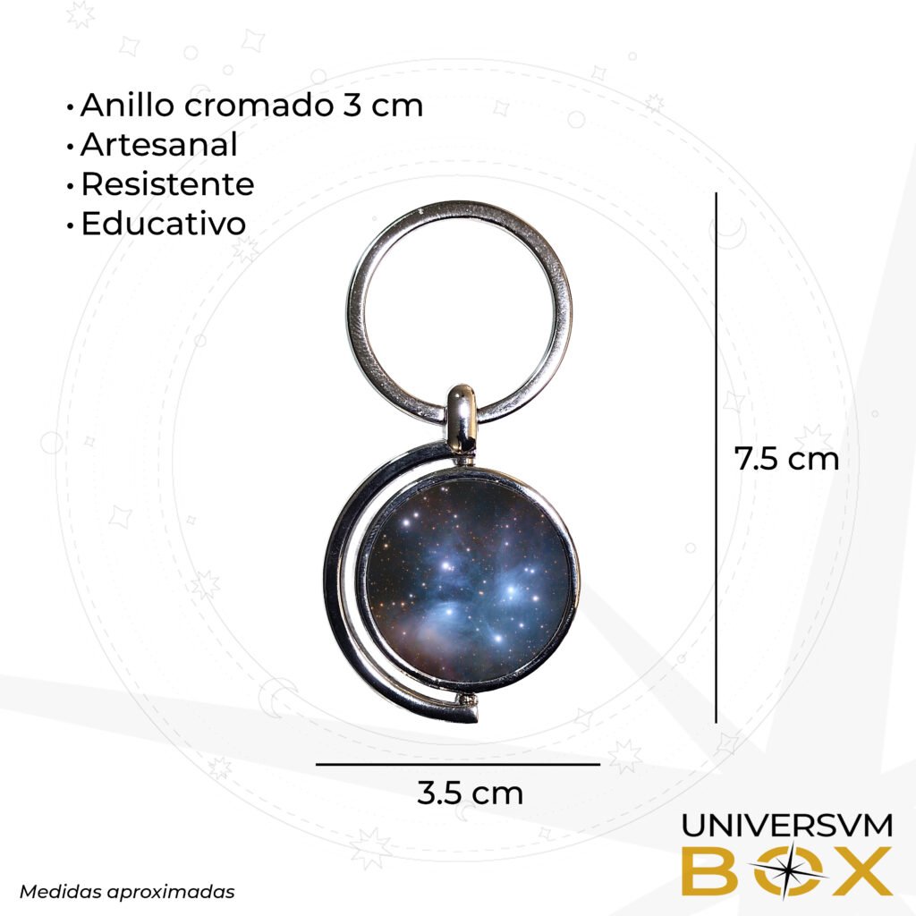 Universo en Miniatura llavero cosmico m45 2