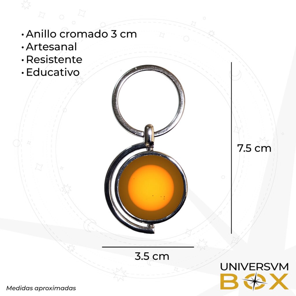 Universo en Miniatura llavero cosmico sun 2